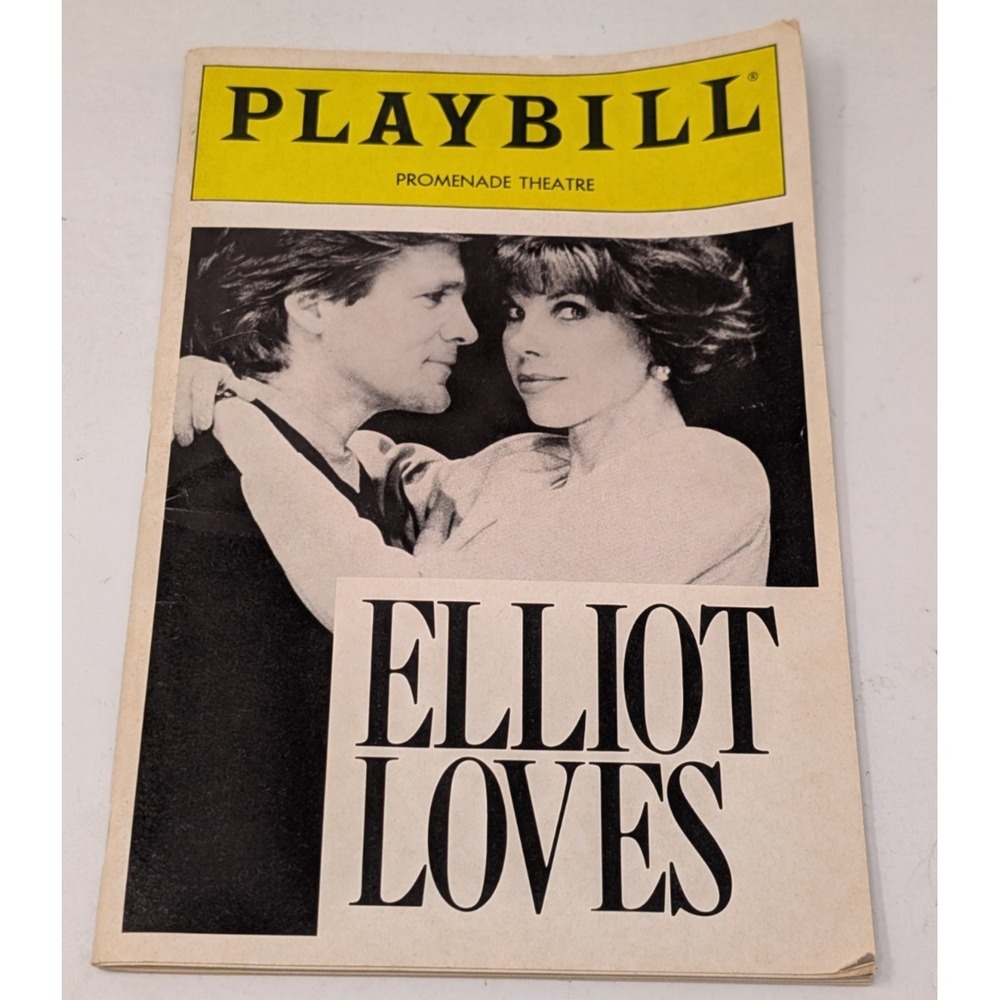 Promenade Theatre Playbill Elliot Loves July 1990